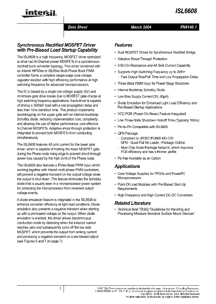 ISL6608CBZ_579583.PDF Datasheet