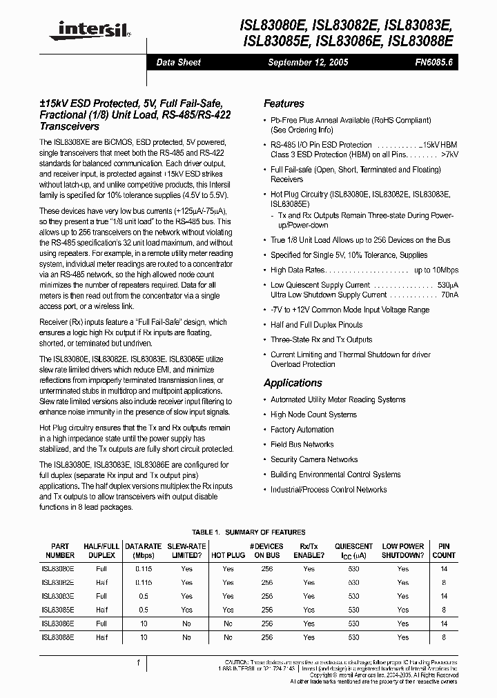 ISL83082E_445006.PDF Datasheet