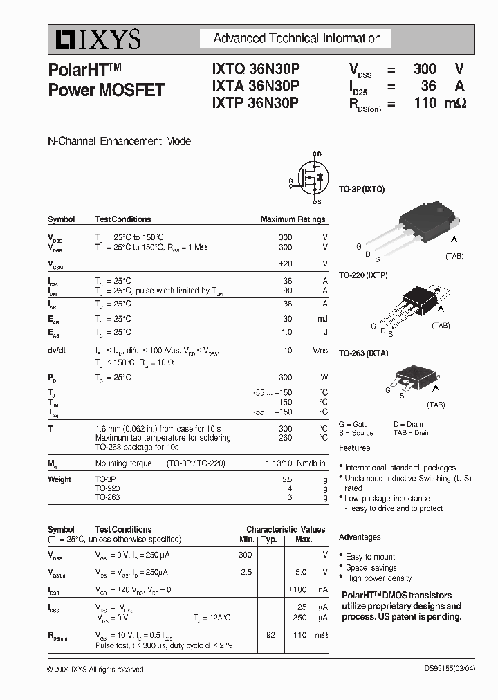 IXTA36N30P_566646.PDF Datasheet