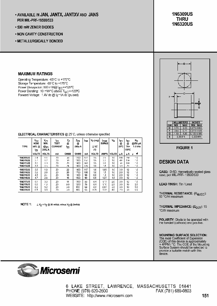 JANS1N6312US_663123.PDF Datasheet