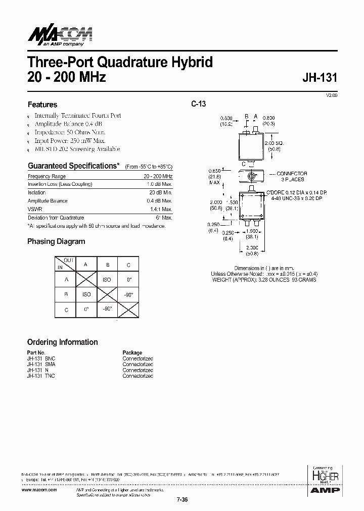 JH-131SMA_576582.PDF Datasheet