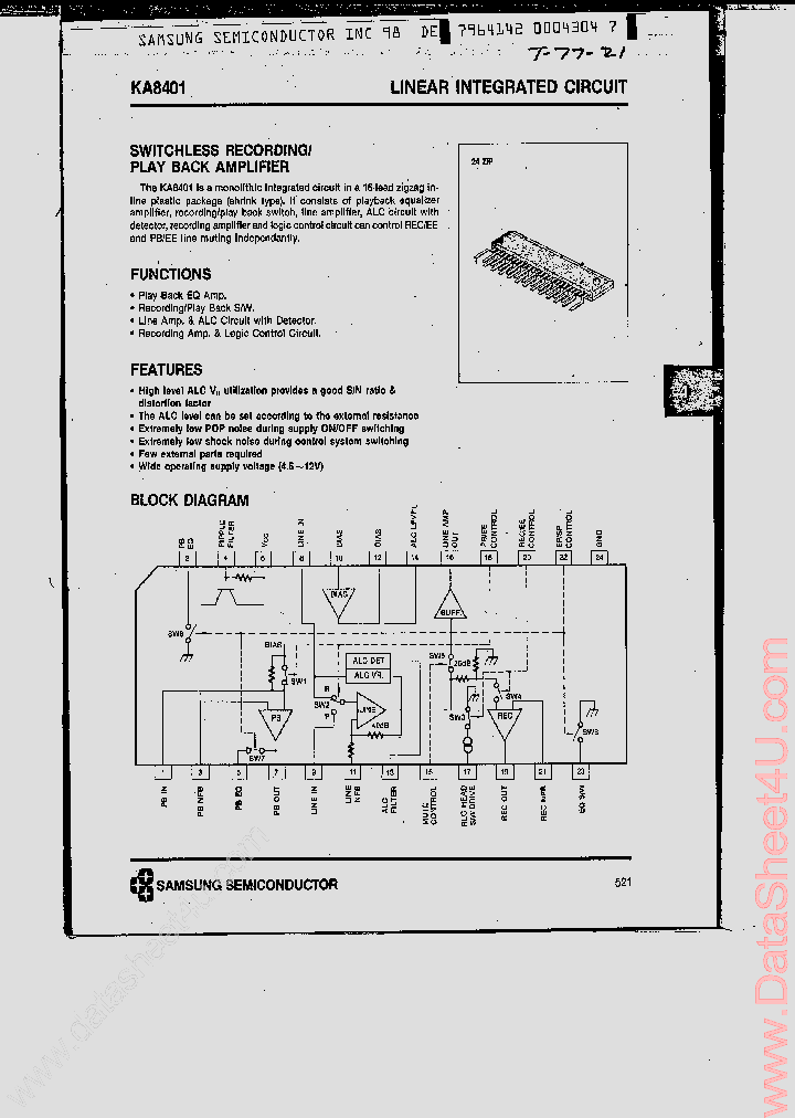 KA8401_700436.PDF Datasheet