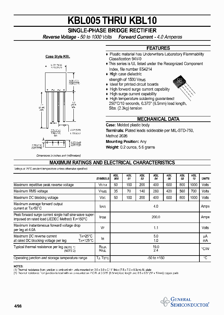 KBL005_620189.PDF Datasheet