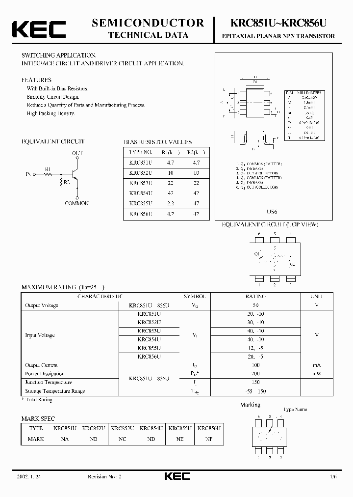 KRC856U_585792.PDF Datasheet