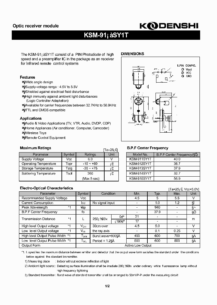 KSM-912SY1T_731701.PDF Datasheet