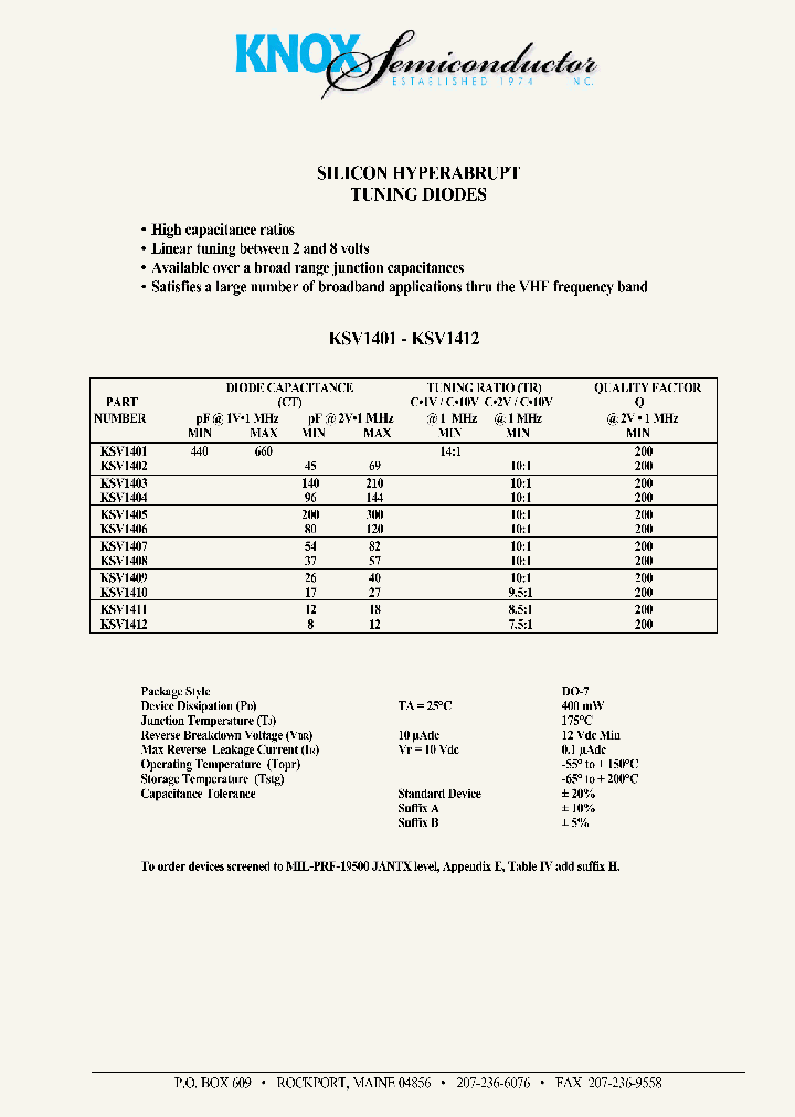 KSV1401_449174.PDF Datasheet