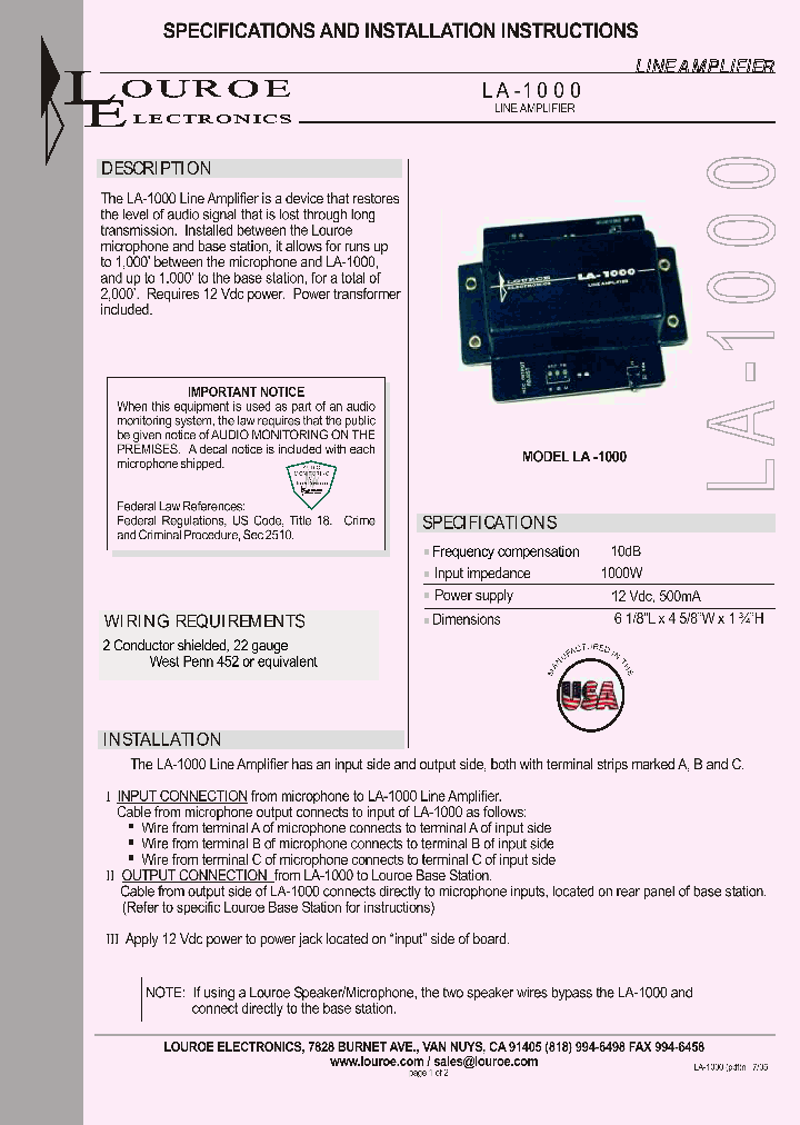 LA-1000_632820.PDF Datasheet