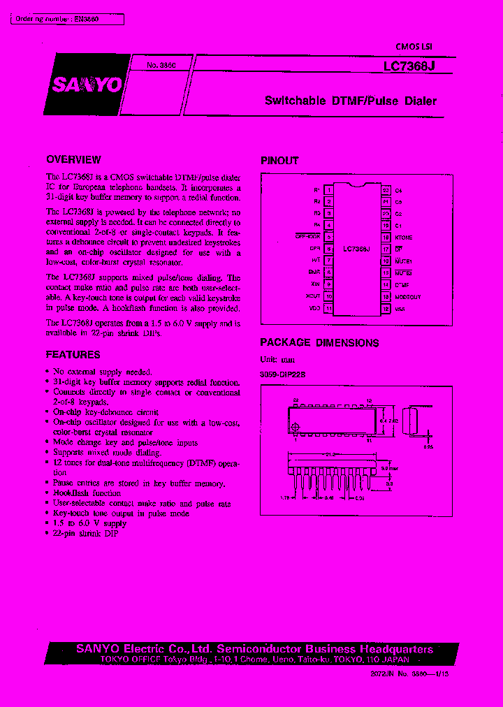 LC7368J_766821.PDF Datasheet