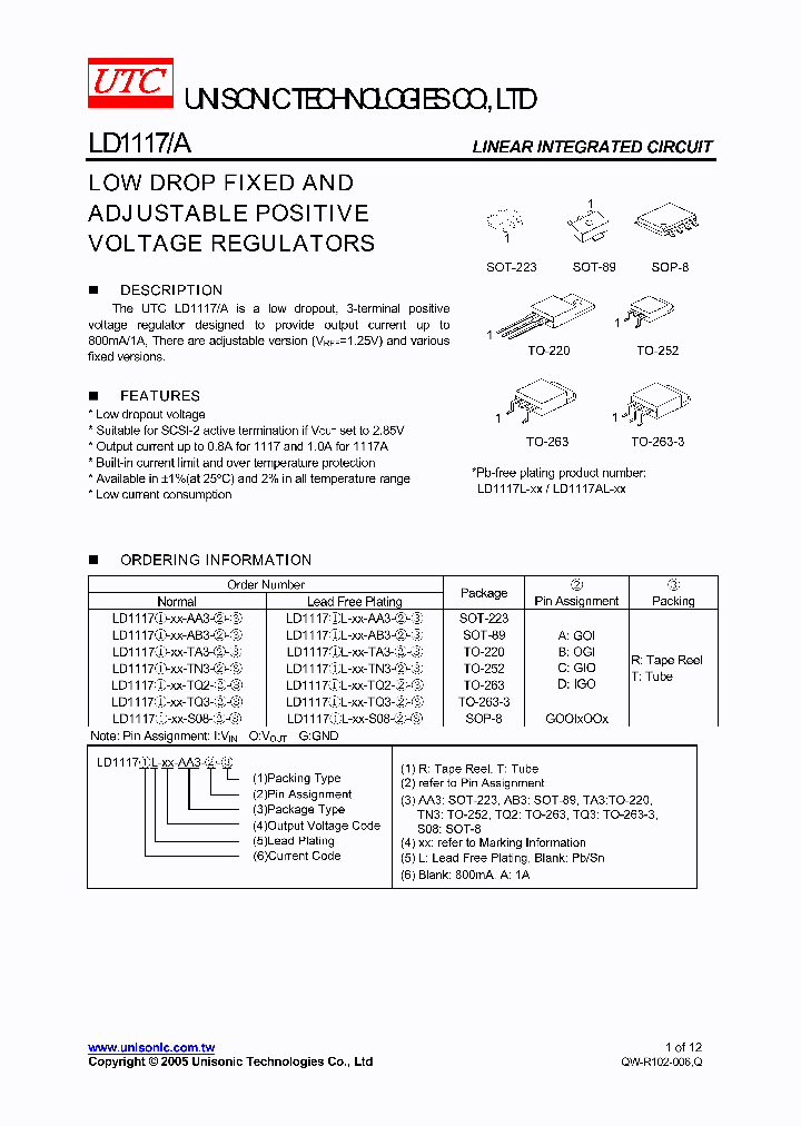 LD1117-30-AA3-C-R_564820.PDF Datasheet