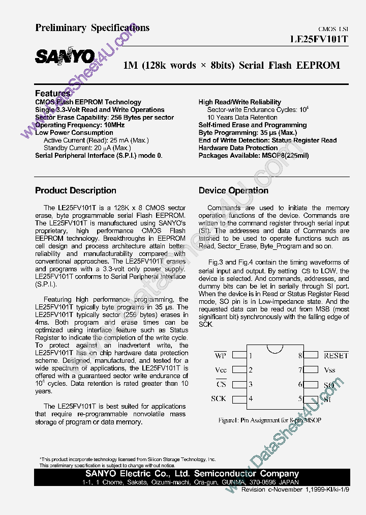 LE25FV101T_572078.PDF Datasheet