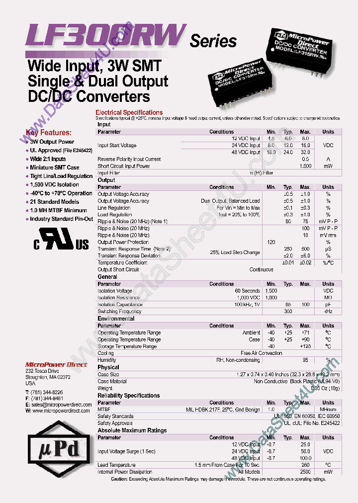 LF312RW_577929.PDF Datasheet