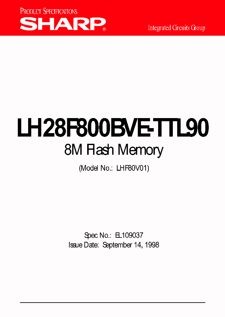 LH28F800BVE-TTL90_593880.PDF Datasheet