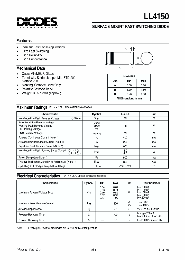 LL4150_732947.PDF Datasheet