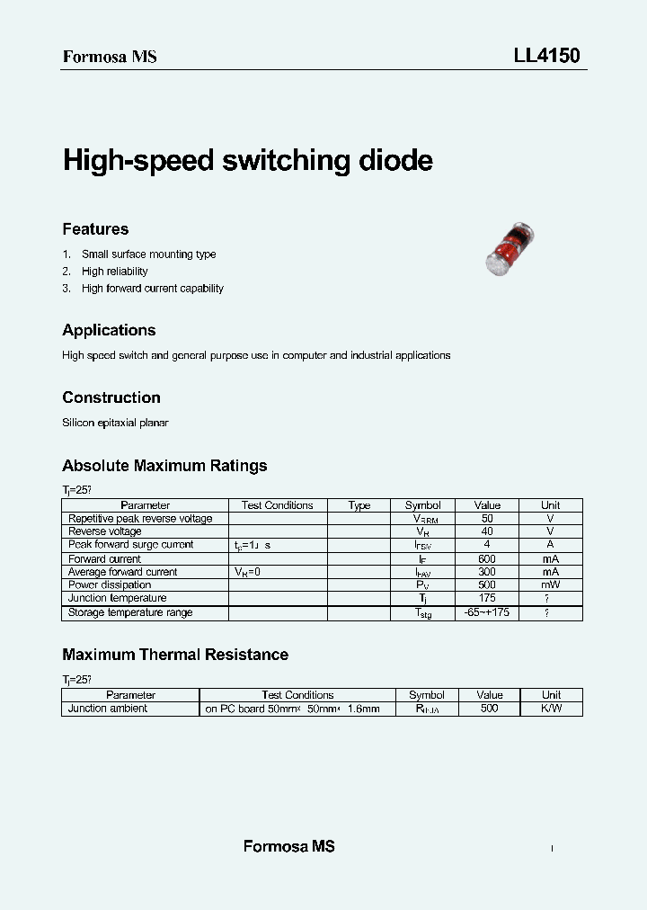 LL4150_732949.PDF Datasheet