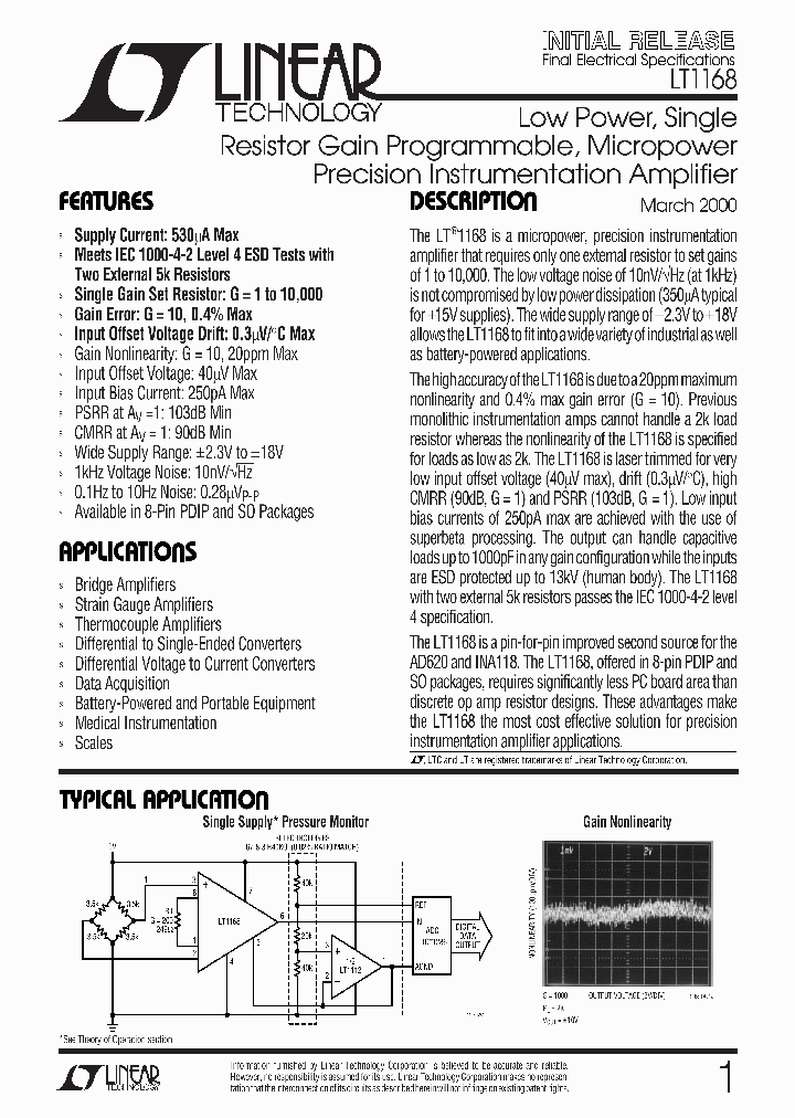 LT1168_75358.PDF Datasheet