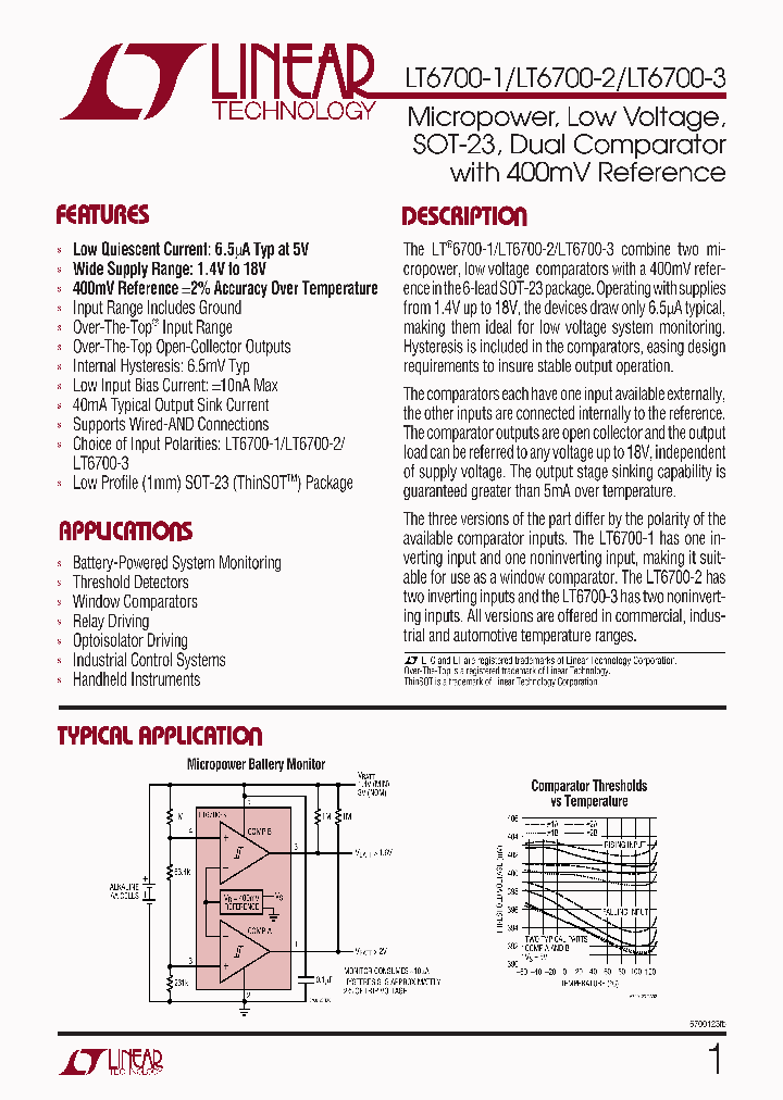 LT6700IS6-3_588106.PDF Datasheet
