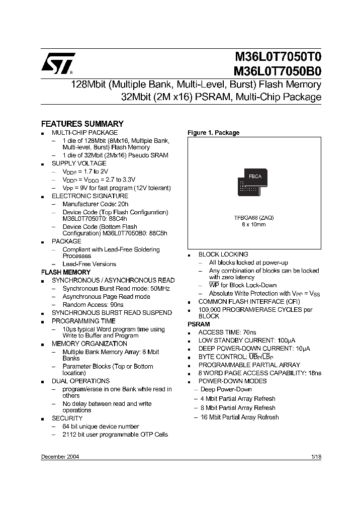 M36L0T7050_770248.PDF Datasheet