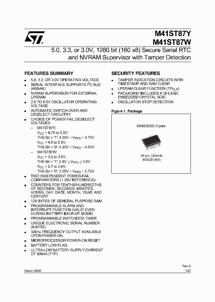 M41ST87Y_567095.PDF Datasheet