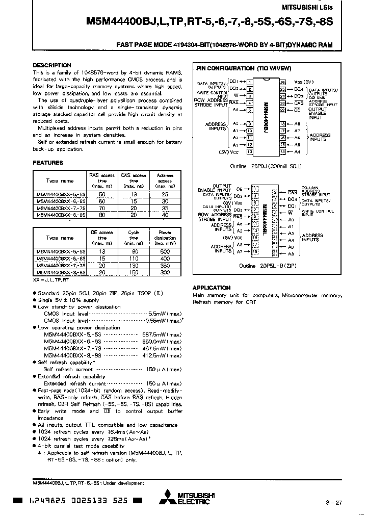 M5M44400BJ_676734.PDF Datasheet