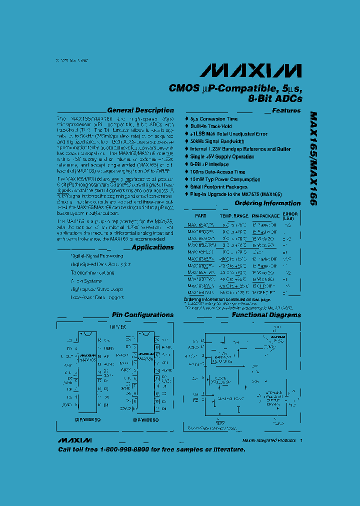 MAX166_117072.PDF Datasheet