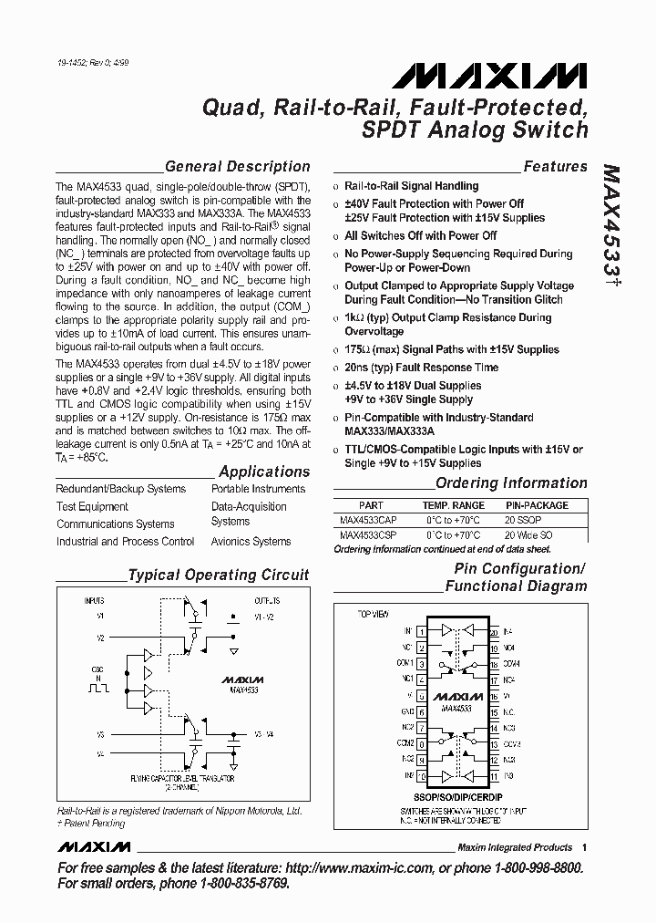 MAX4533_131239.PDF Datasheet