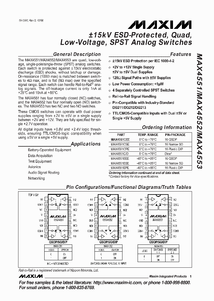 MAX4553_185070.PDF Datasheet