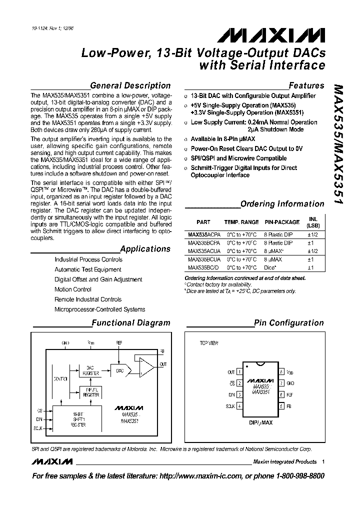 MAX535_118902.PDF Datasheet