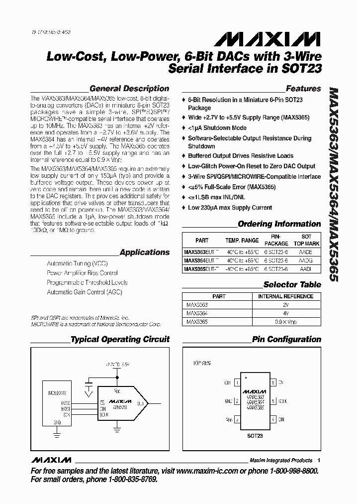 MAX5363_110423.PDF Datasheet