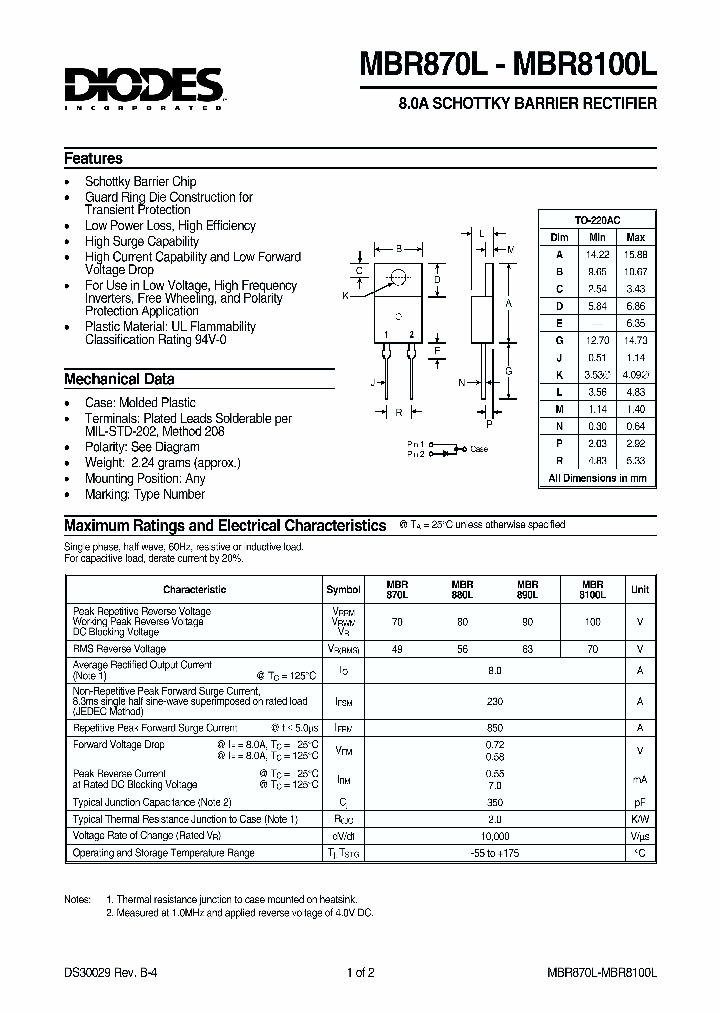 MBR880L_763402.PDF Datasheet