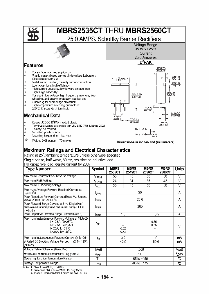 MBRS2535CT_580235.PDF Datasheet