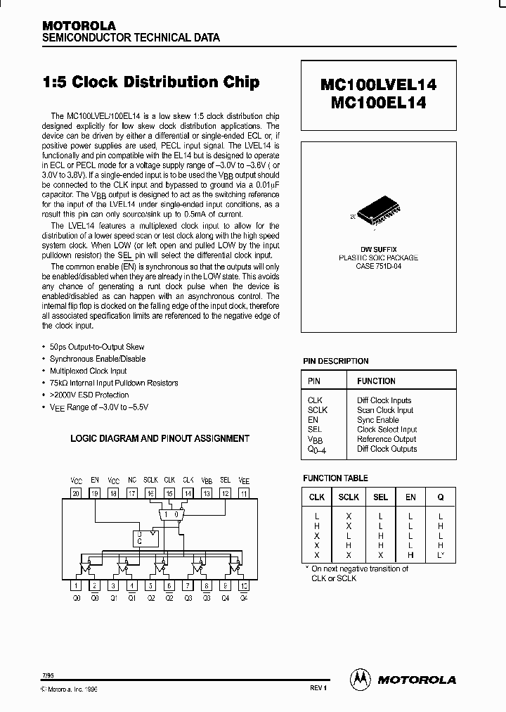 MC100LVEL14DW_84910.PDF Datasheet