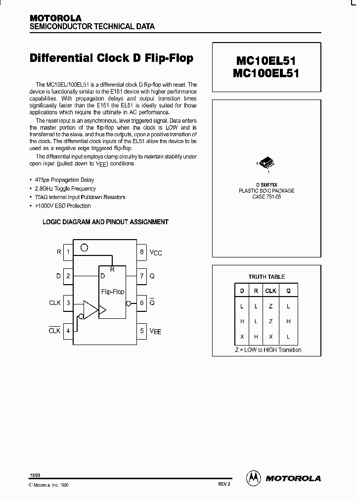 MC100EL51D_644664.PDF Datasheet