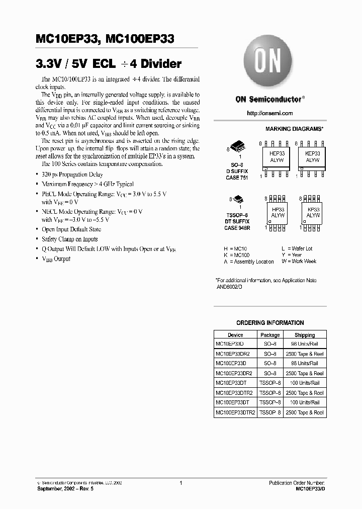 MC10EP33DT_83890.PDF Datasheet