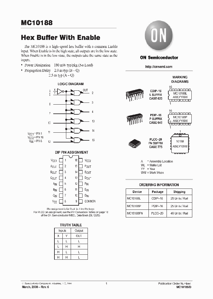 MC10188L_577973.PDF Datasheet