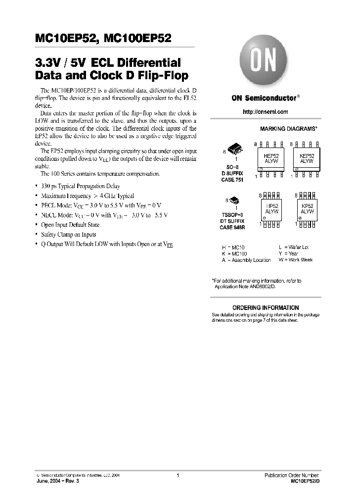MC10EP52D_743764.PDF Datasheet