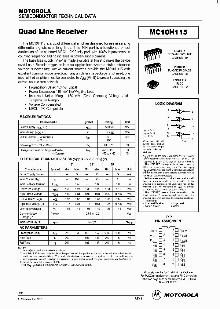 MC10H115_30555.PDF Datasheet