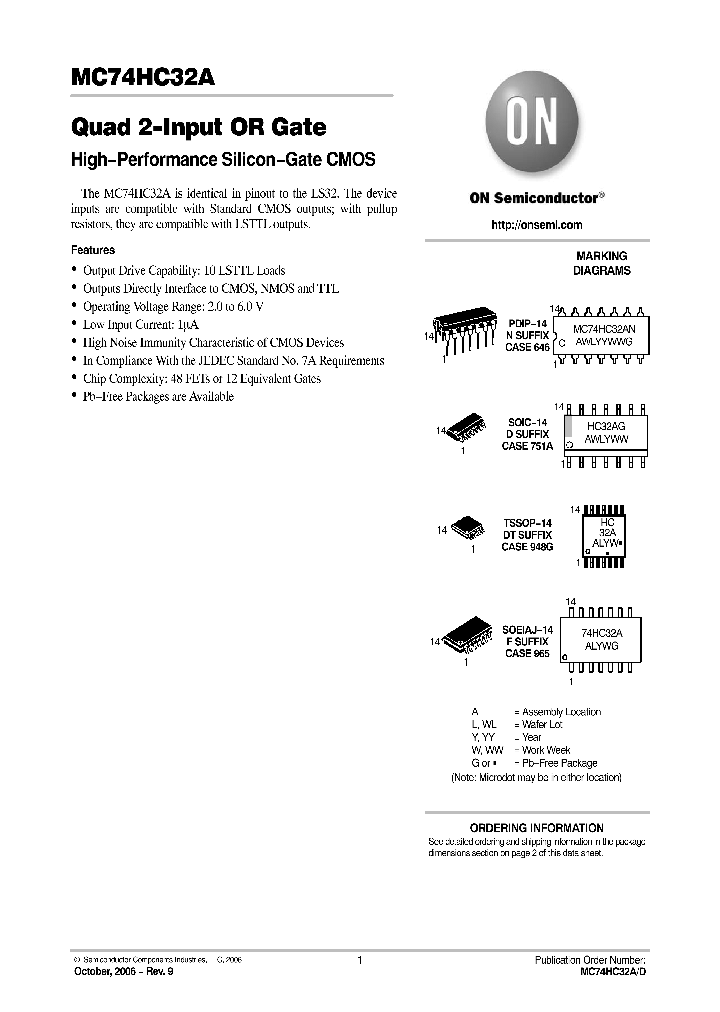 MC74HC32ADTR2G_568985.PDF Datasheet