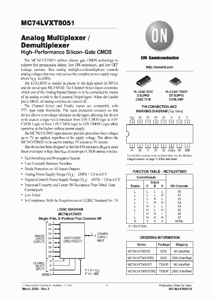 MC74LVXT8051_650951.PDF Datasheet