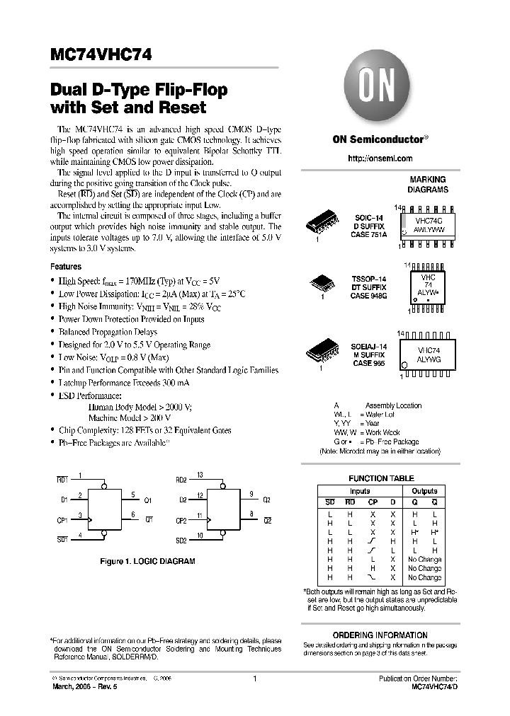MC74VHC74DR2G_750578.PDF Datasheet