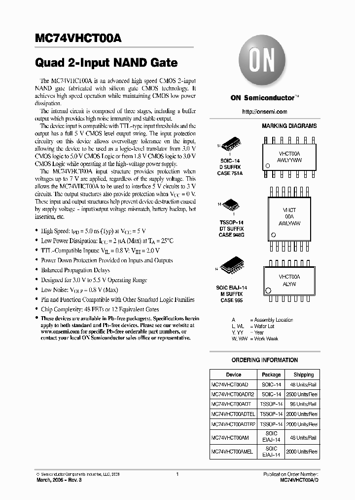 MC74VHCT00ADR2_750584.PDF Datasheet