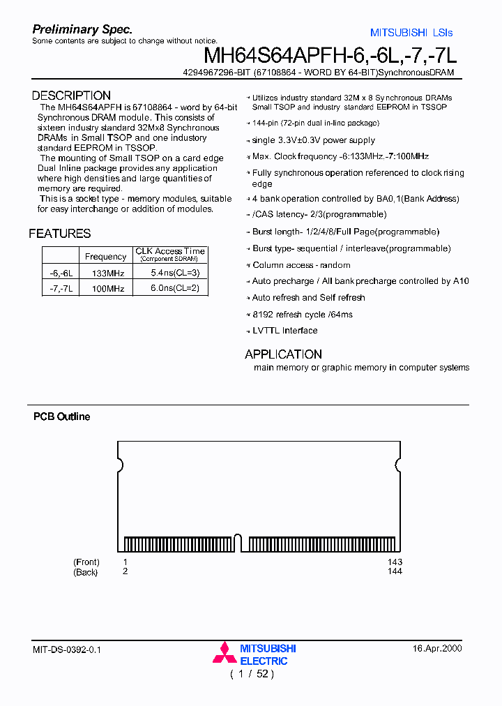 MH64S64APFH-6_607272.PDF Datasheet
