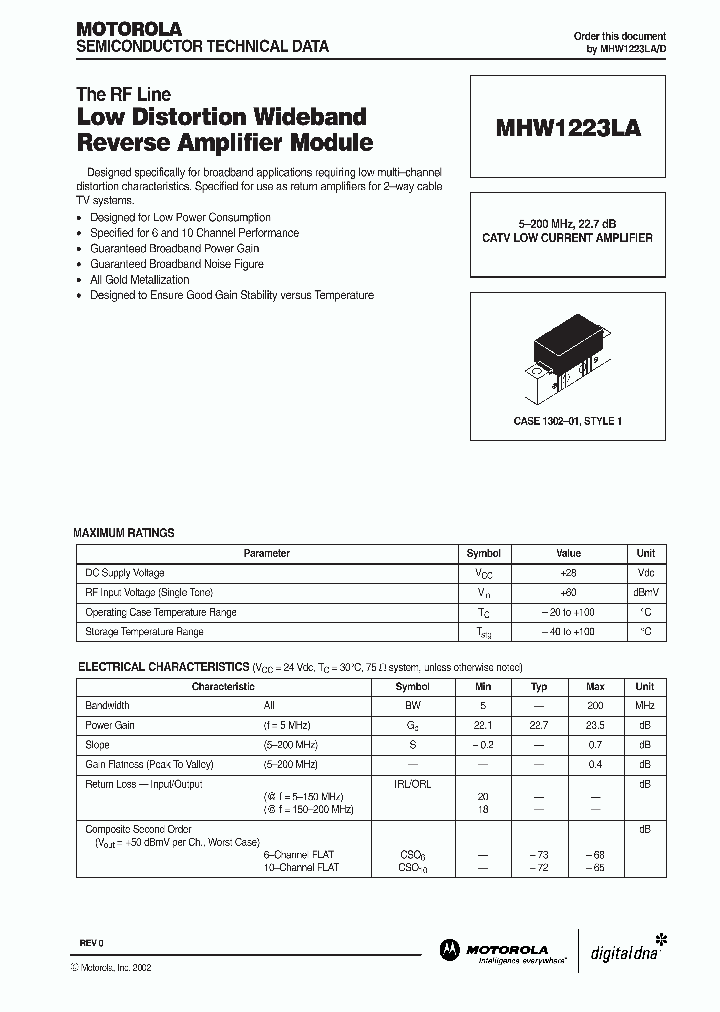 MHW1223LA_618936.PDF Datasheet