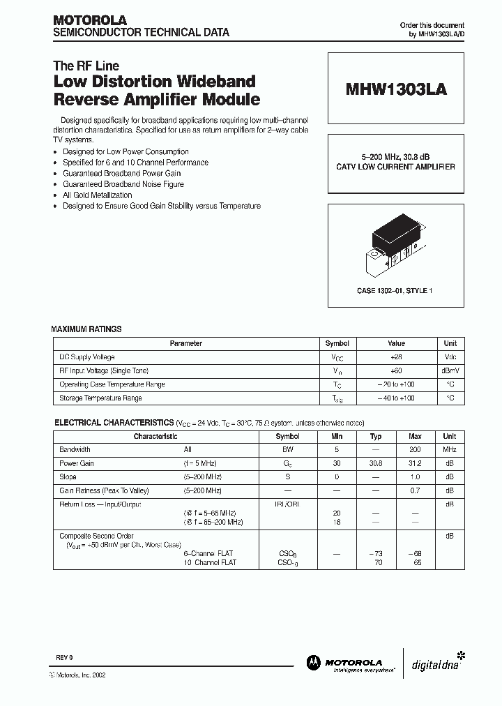 MHW1303LA_618934.PDF Datasheet