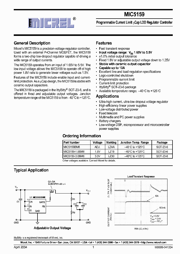 MIC5159-18BM6_615764.PDF Datasheet