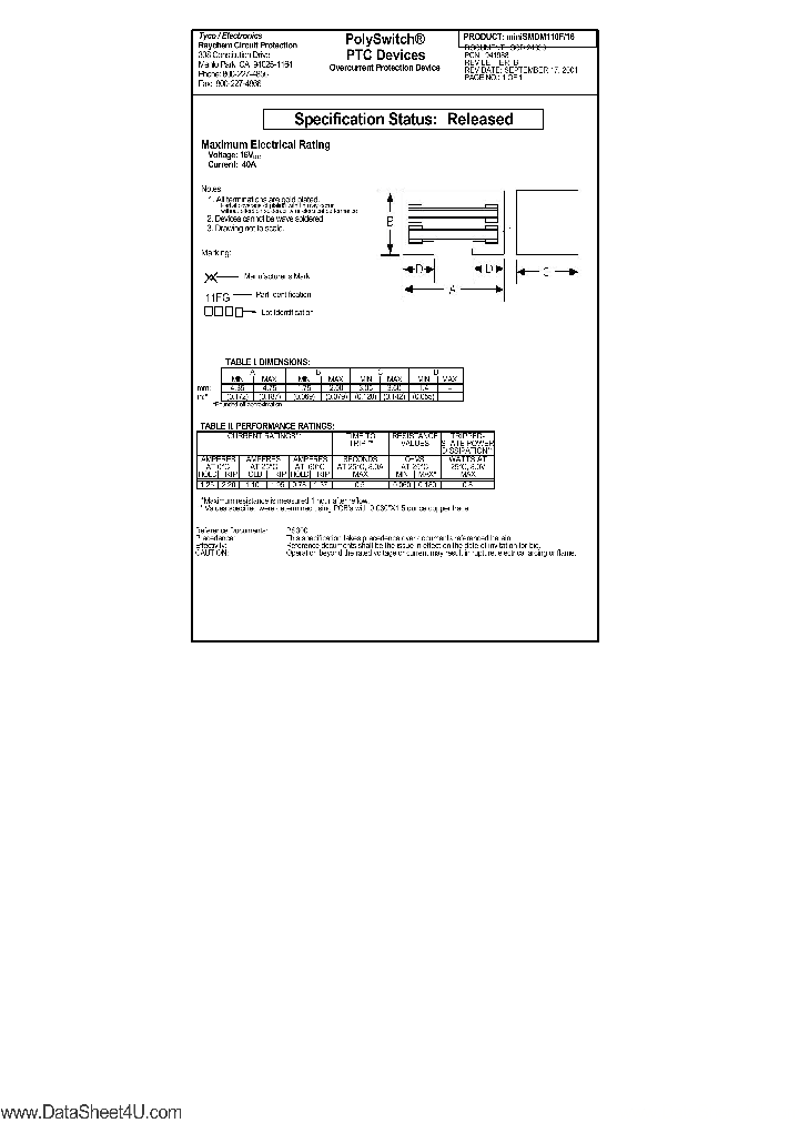 MINISMDM110F16_595479.PDF Datasheet