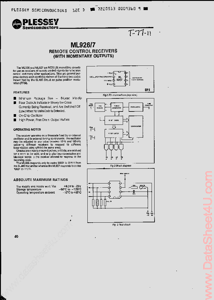 ML927_721892.PDF Datasheet