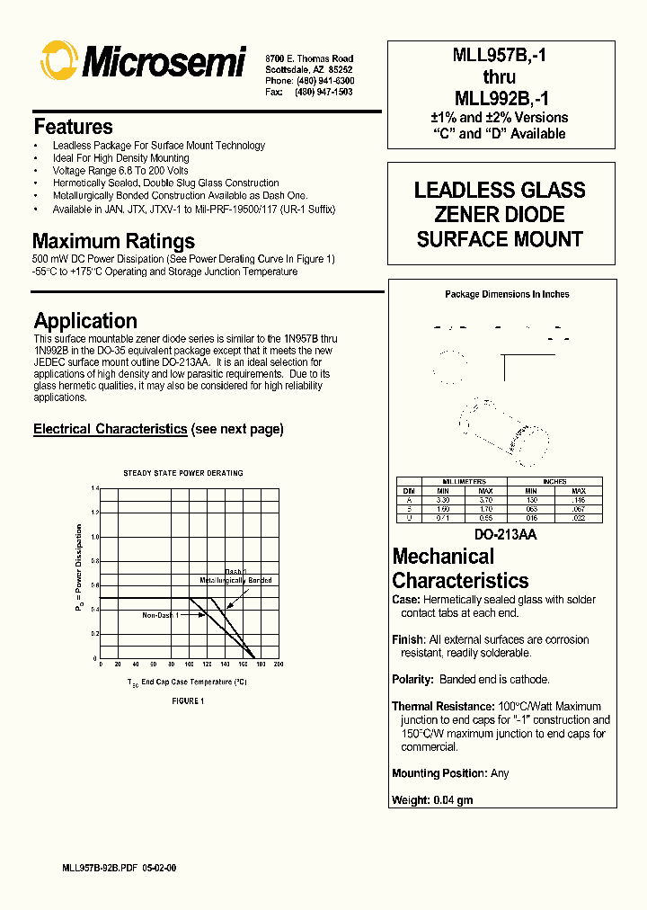 MLL957B_20586.PDF Datasheet