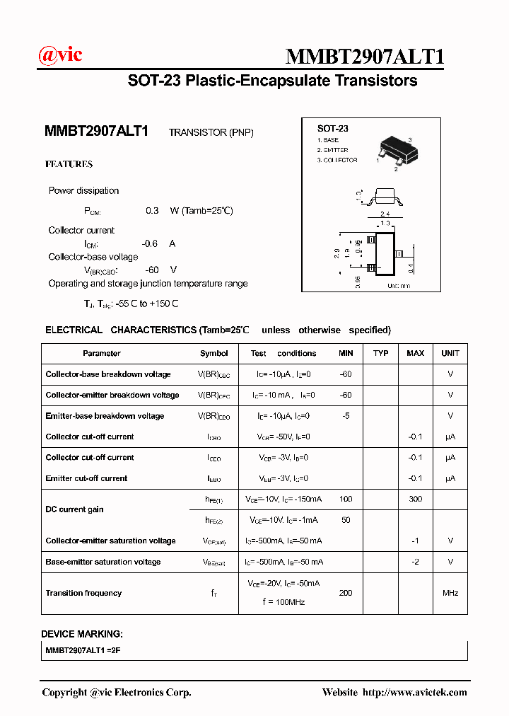 MMBT2907ALT1_559186.PDF Datasheet