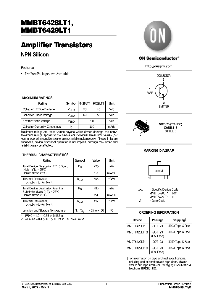MMBT6429LT1G_595337.PDF Datasheet