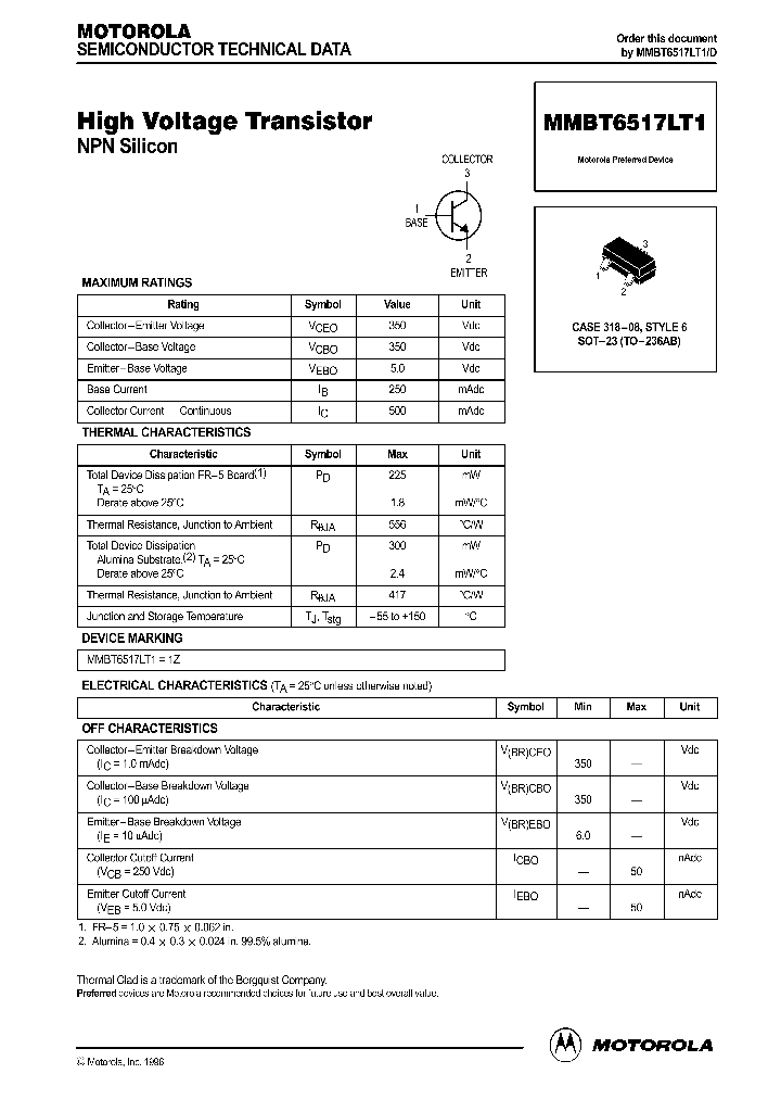 MMBT6517LT1_43671.PDF Datasheet
